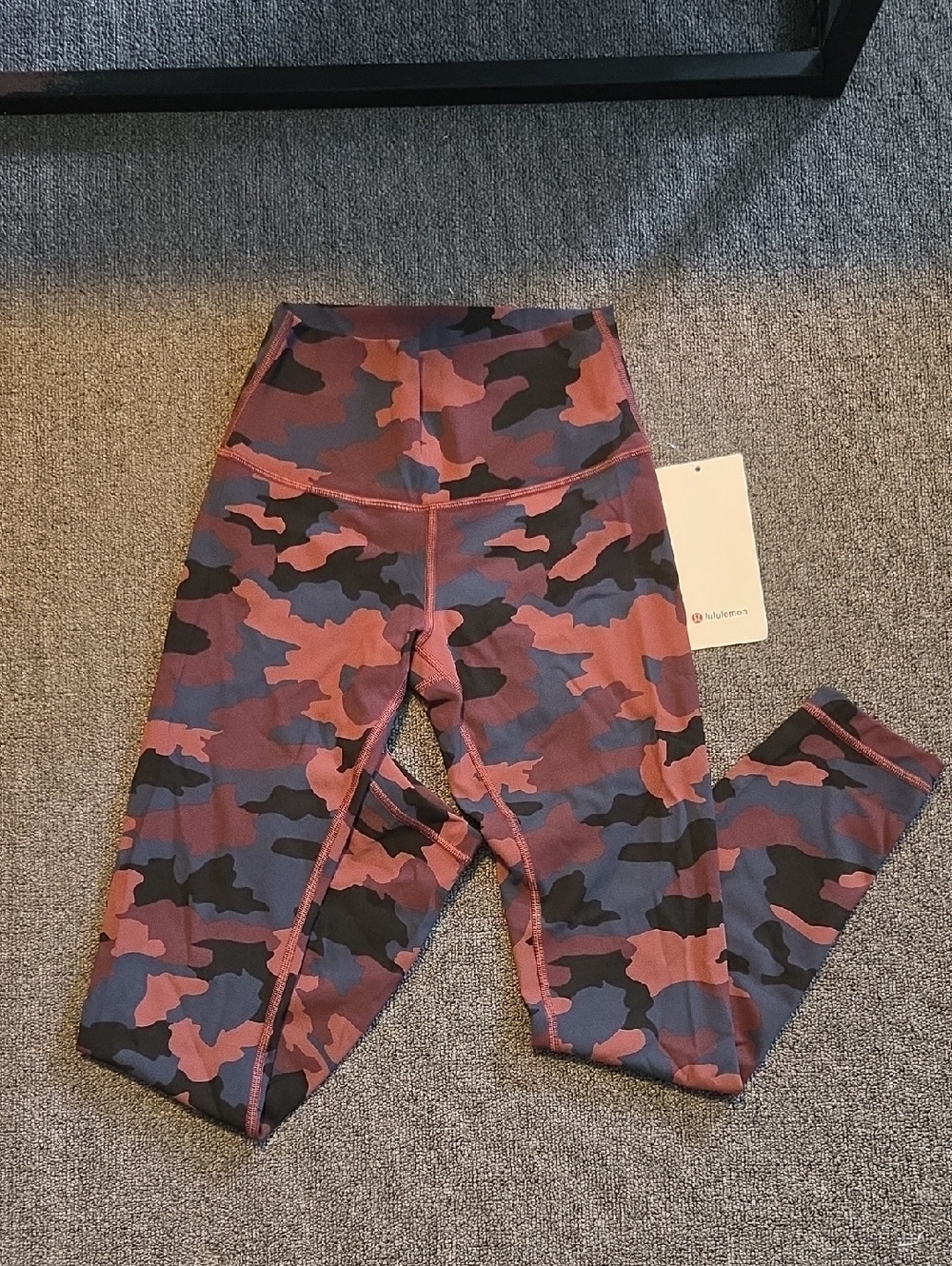 lululemon athletica Kids' Camouflage High-Rise Leggings - Rose and Blue